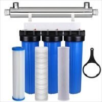 Station de traitement UV-C 3 filtres Big Blue 3,3 M³/h 20 pouces